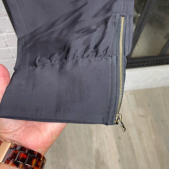 Diane Von Furstenberg black rayon jogger pant - Picture 4 of 5